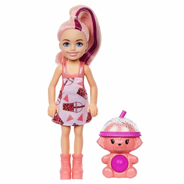 Barbie Chelsea POP Reveal Boba Çayı Serisi HRK63