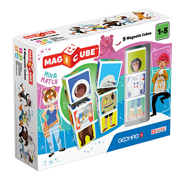 Geomag Magicube Mix Match Karakter 9 Parça 124