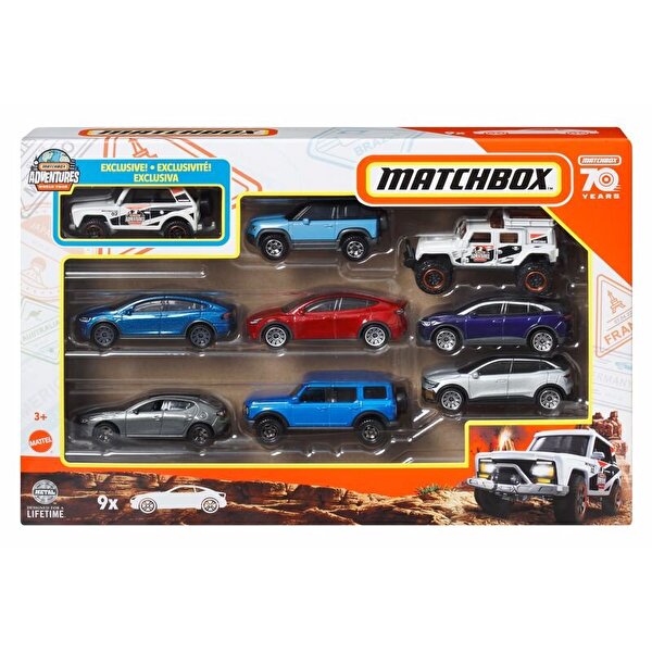 Matchbox Dokuzlu Araba Seti HPF70