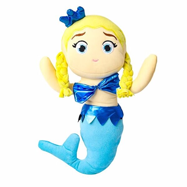 Deniz Kızı Bebek Sarı Saçlı Mavi Kuyruklu