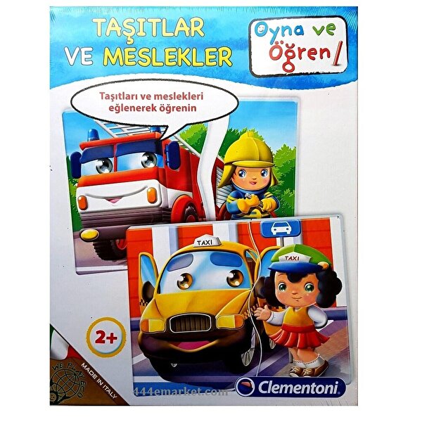 Clementoni Oyna ve Öğren - Taşıtlar ve Meslekler