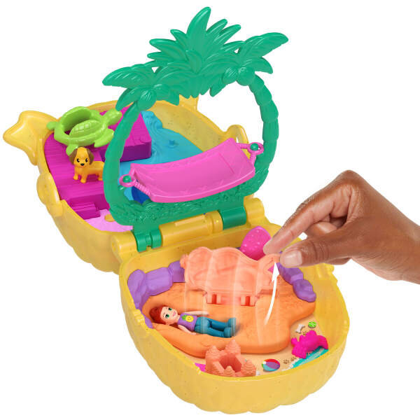 Polly Pocket Ananas Köpekçik Plajı Mini Oyun Seti JFV00