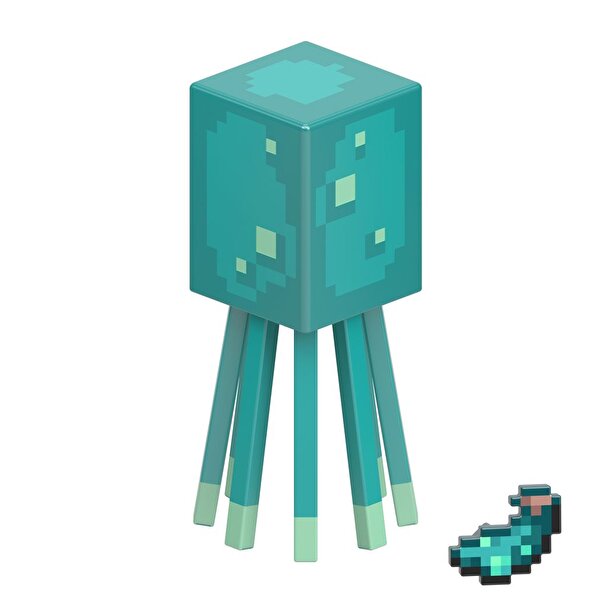 Minecraft Aksesuarlı Figürler Glow Squid HLB16
