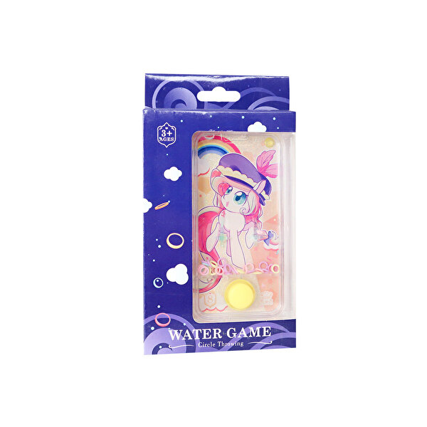 Mor Renkli Unicorn Retro Su Oyunu