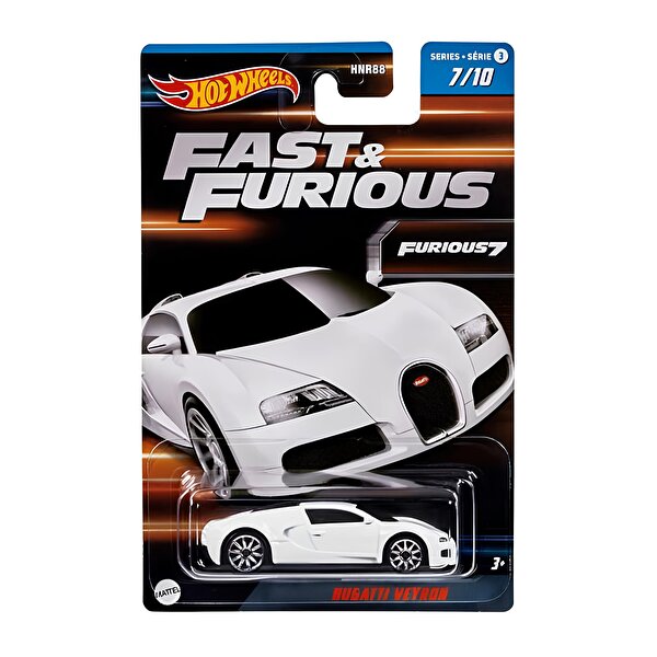 Hot Wheels Fast & Furious Temalı Arabalar Bugatti Veyron HNT17