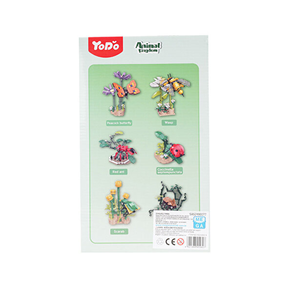 Mega Blok Çiçek ve Kırmızı Karınca 167 Parça