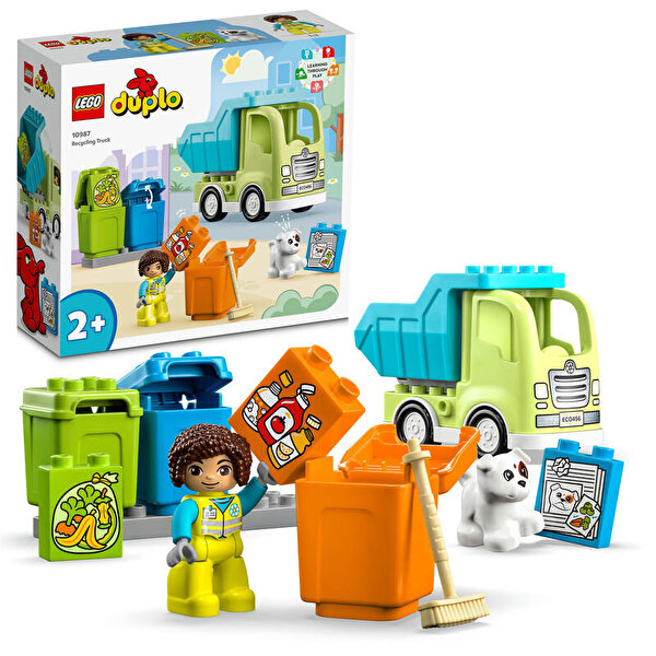 LEGO Duplo Kasabası Geri Dönüşüm Kamyonu 10987