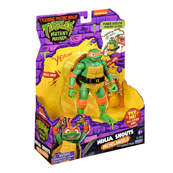 TMNT Delüks Aksiyon Figürler Michelangelo 83350