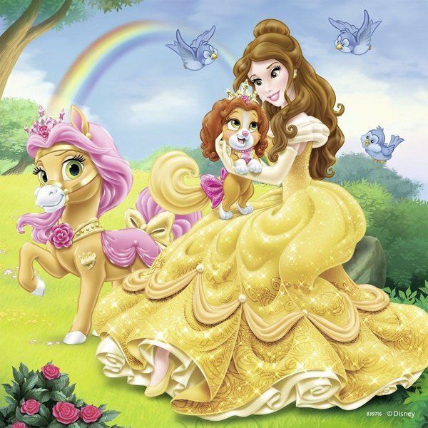 Ravensburger Puzzle 3x49 Parça Belle Cindirella Rapunzel
