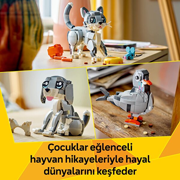 LEGO Creator 3'ü 1 Arada Oyunbaz Kedi 31163