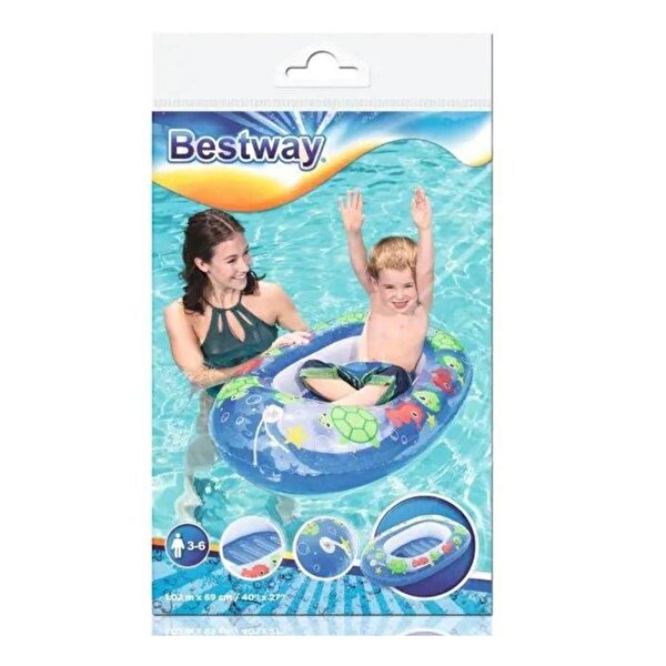 Bestway Çocuk Şişme Bot Mavi