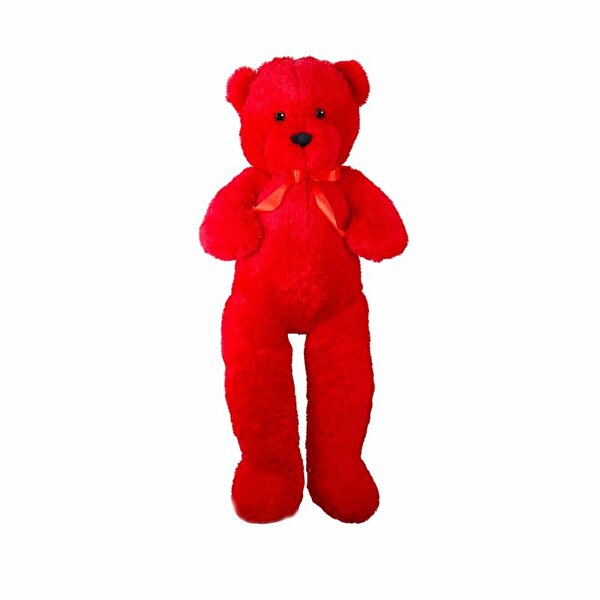 Uzun Ayı Peluş Kırmızı 150 cm