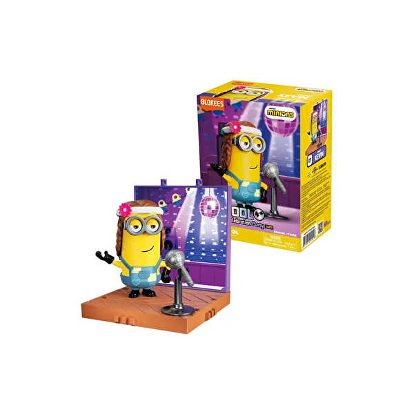Blokees Minion preCOOL Celebration Party Serisi Figür Yapım Seti Singer Kevin