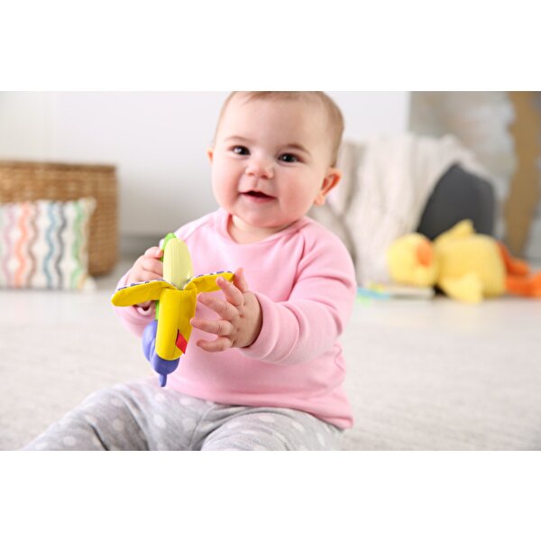 Fisher Price Sevimli Dostlar Dişlik ve Çıngıraklar Maymun GGF06