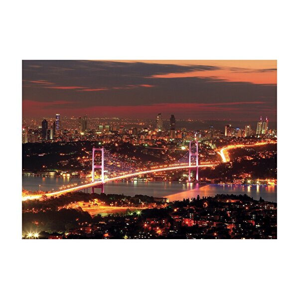 Ks Puzzle 1000 Parça Boğaziçi'nde Işıkların Dansı