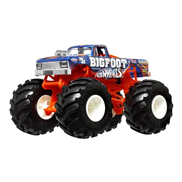 Hot Wheels Trucks 1:24 Arabalar 4x4x4 Big Foot HKM53
