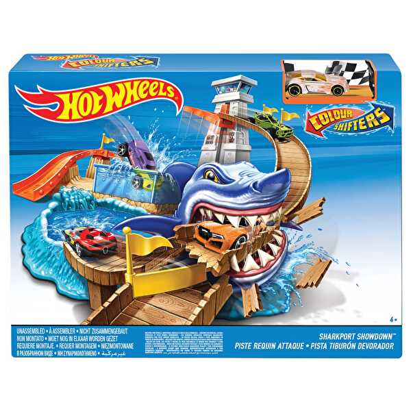 Hot Wheels Renk Değiştiren Araçlar Sharky Yarış Seti