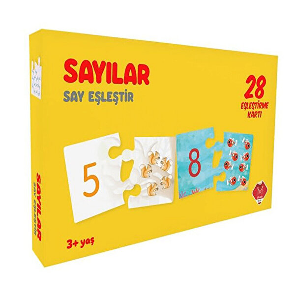 Sayılar Say Eşleştir 3 Yaş ve Üzeri