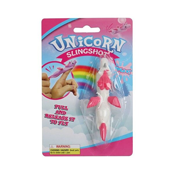 Unicorn Slingshot Kuşlastik Sapan Beyaz Pembe