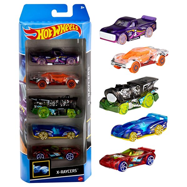 Hot Wheels Beşli Araba Seti X-Raycers HTV41