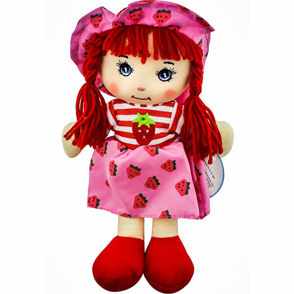 Şapkalı Bez Bebek Pembe