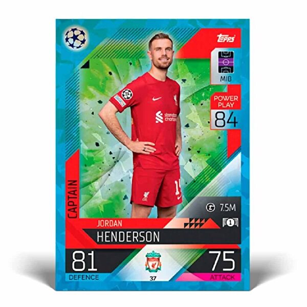 UEFA Şampiyonlar Ligi  22/23 Sezonu Match Attax Futbolcu Kartları