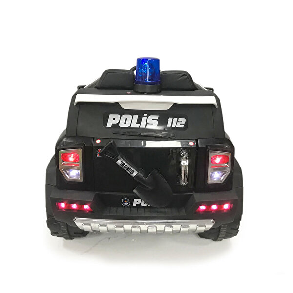İzni̇k Poli̇s 12 Volt Akülü Araba