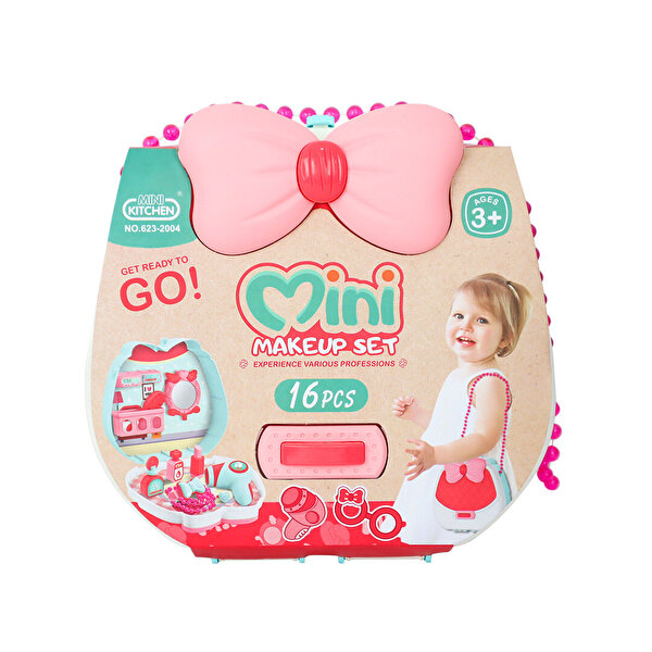 Boncuk Askılı Çantalı Güzellik Seti 16 Parça