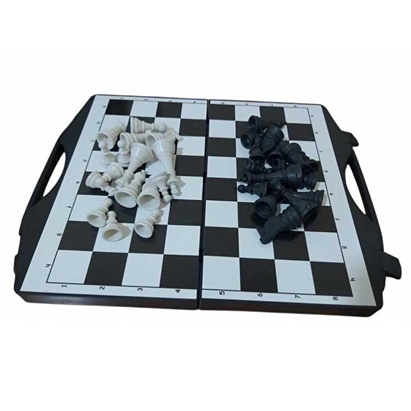Çantalı Satranç Dama Tavla Seti