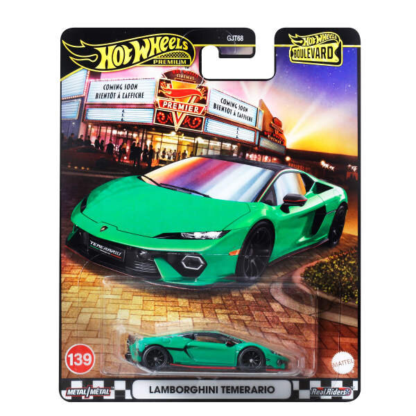 Hot Wheels Boulevard Premi̇um Arabalar Lamborghini Temerario JBL09