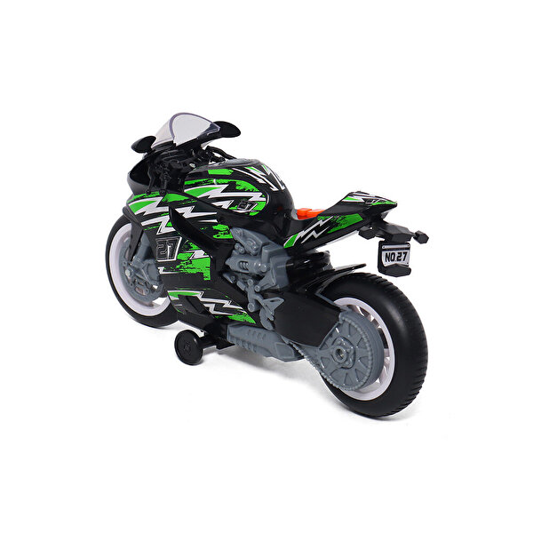 Motor Rush Işıklı ve Sesli Motor Gösterisi Yeşil