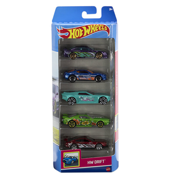 Hot Wheels Beşli Araba Seti HW Drift HTV51