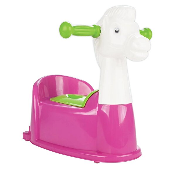 Pilsan Sesli At Oturak ve Lazımlık Pembe