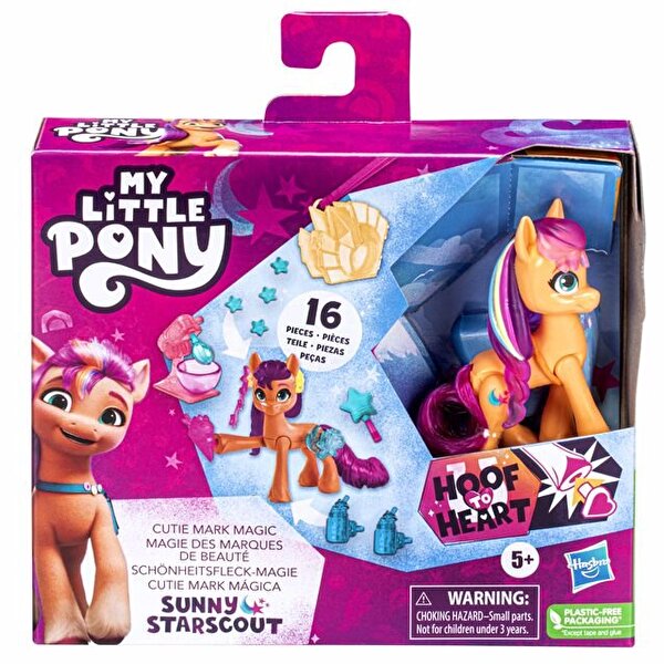 My Little Pony Sevimli İşaret Sihri Figürü Sunny Starscout F5250