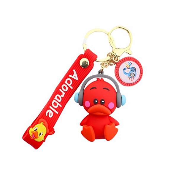 Giftpoint Animal Kırmızı Ördek Anahtarlık