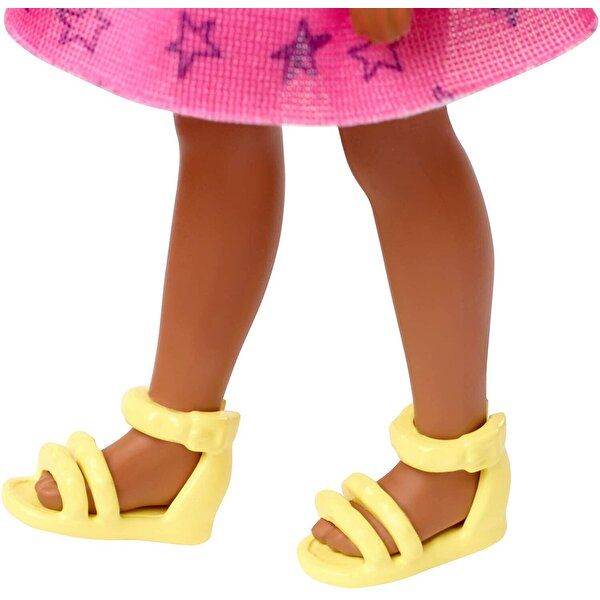 Barbie Aksesuarlı Chelsea Bebekler Uzay Roketi Desenli T-shirt GHV62