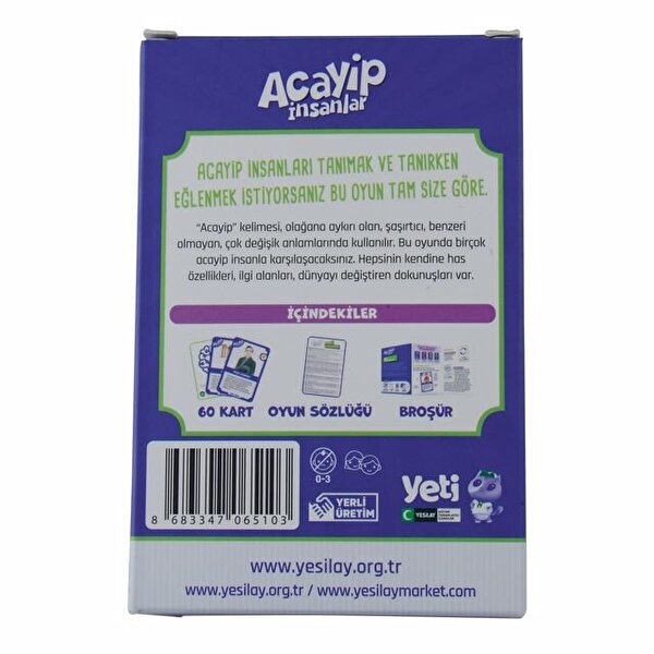 Acayip İnsanlar Kart Oyunu Bilim İnsanları