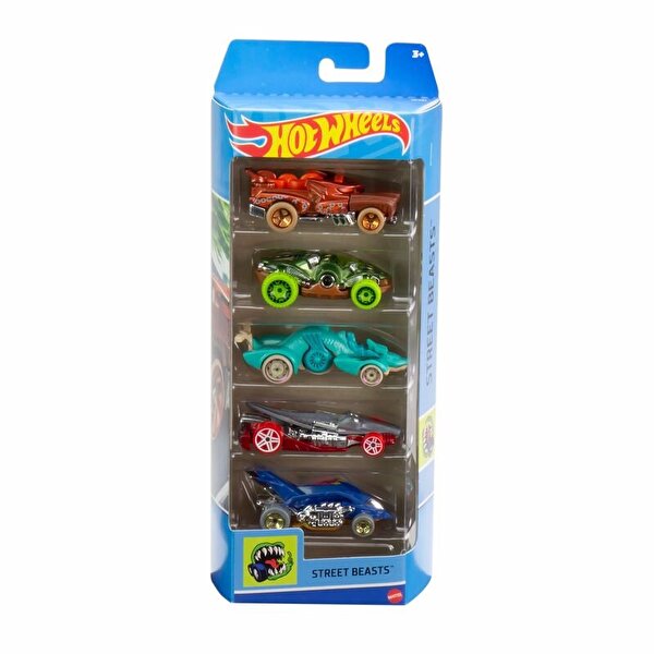 Hot Wheels Beşli Araba Seti Street Beasts HFV91