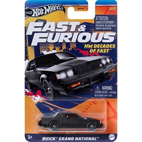 Hot Wheels Fast & Furious Temalı Arabalar Buick Grand National HRW43