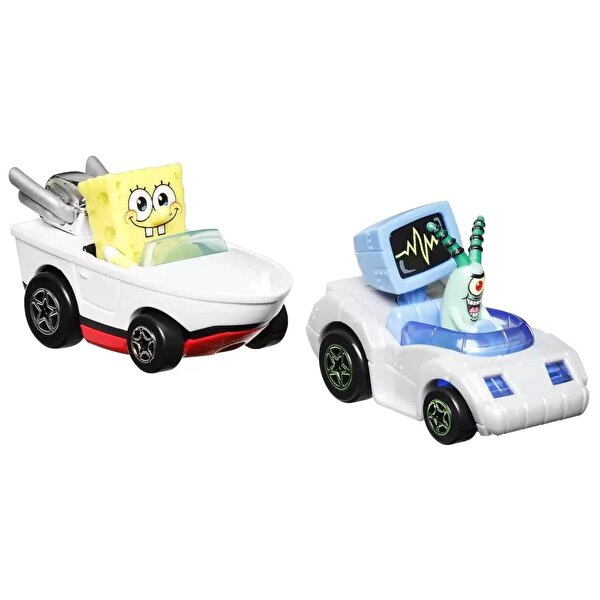 Hot Wheels RacerVerse İkili Arabalar Plankton & Spongebob Squarepants HRT85