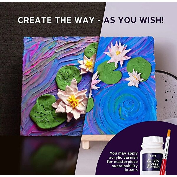 OKTO Water Lilies 3D Duyusal Sanat Seti