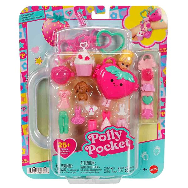 Polly Pocket Bileklik Süsleme Kiti Oyun Seti JKR53
