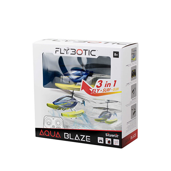 Silverlit 3’ü 1 Arada Flybotic Aqua Blaze Kumandalı Helikopter
