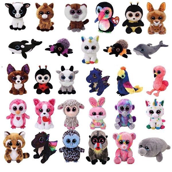 TY Beanie Boos Rusty Rakun Peluş 15 Cm