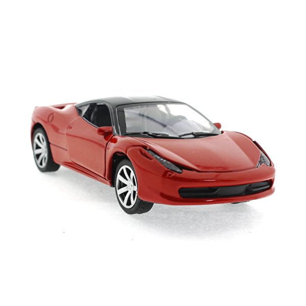 Diecast Sesli Işıklı Arabalar - Kırmızı Ferrari