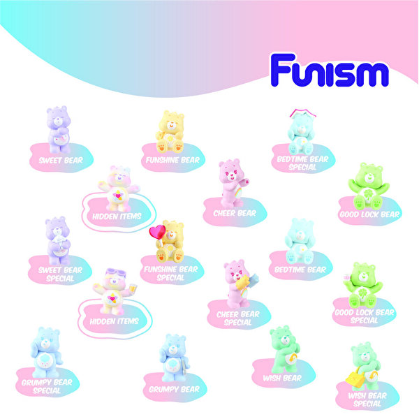 Care Bears Little Things Serisi Sürpriz Paket Koleksiyon Figürü