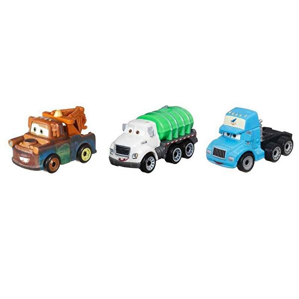 Cars Mini Karakter Arabalar Üçlü Paket HLL66