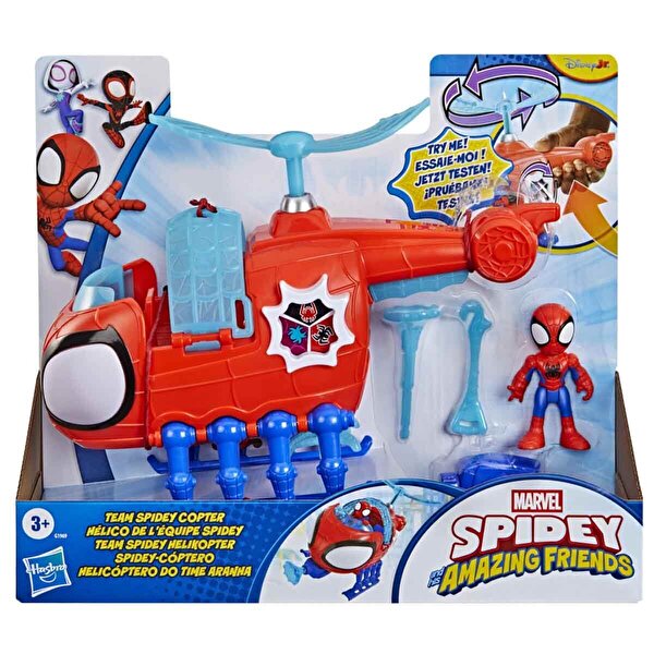 Marvel Spidey and His Amazing Friends Helikopter Oyun Seti G1969