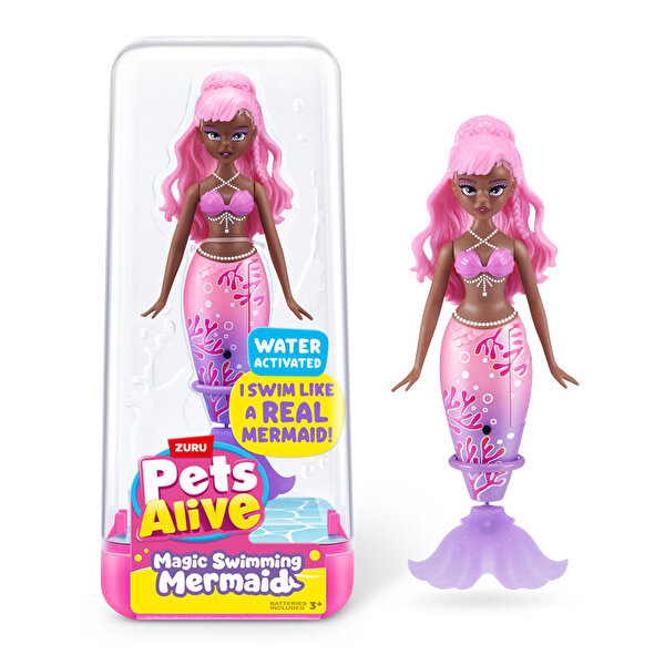 Hareketli Pets Alive Yüzen Denizkızı 9567UQ1 Pembe Saçlı