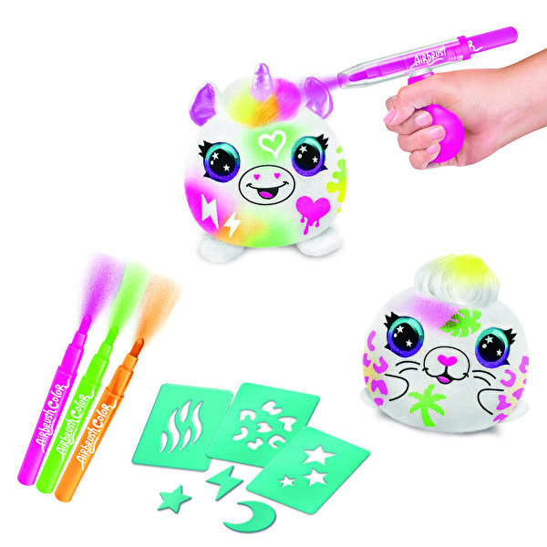 Airbrush Plush Sürpriz Mi̇ni̇ Neon Peluş 2’li Paket